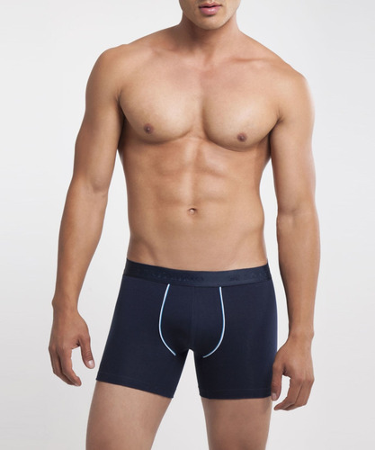 Boxer Filete Hombre Patprimo Azul  10520-51