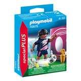 Playmobil Futbolista Con Muro De Gol - 70875