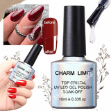 Top Cristal Charm Limit 10ml Esmaltes Semipermanentes Nails