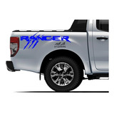 Stickers Ford Ranger Con Garras Para Costado Batea 2 Pzas