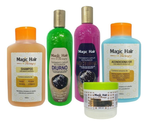 Magic Hair Kit Completo Original Crecimiento Cabello