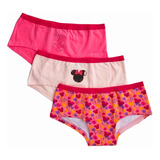 Pantaleta Juvenil Algodón Caffarena Minnie Talla 16 X3