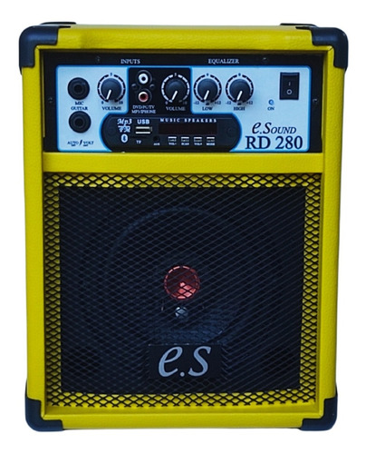 Caixa De Som Amplificada Bluet/mic/guitarra/violão 6''/40w