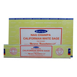 Incenso Satya Californian White Sage - Sálvia B- Cx.12un.15g Fragrância Californian White Sage - Sálvia Branca