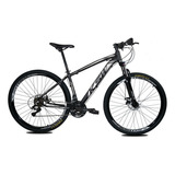 Bicicleta  Ksw Xlt Color Aro 29 15  24v Freios De Disco Hidráulico Câmbios Shimano Tz Cor Preto/prata