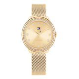 Reloj Para Mujer Tommy Hilfiger Demi 1782699 Dorado