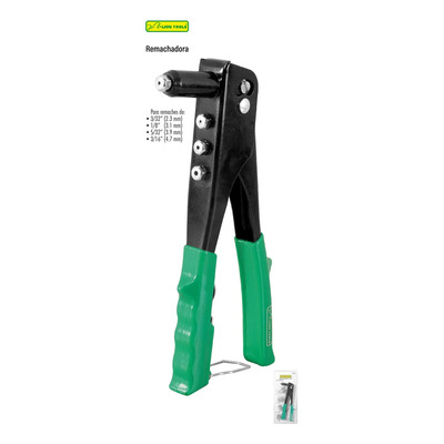 Remachadora 1 Vía Para 3\u002F32, 1\u002F8, 5\u002F32, 3\u002F16 Lion Tools Cantidad de boquillas 4 | MercadoLibre
