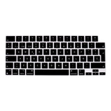 Protector De Teclado Negro Para Macbook Pro M1