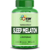 L-triptofano 500mg Sleep Melaton Stay Well - 60 Cápsulas