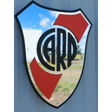 Cuadro River Plate Espejado 40cm Nuevo Escudo 2023