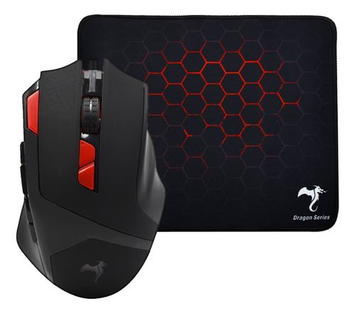 Kit Mouse Gamer + Pad Kolke Dragon Scorpion - Pc Gaming