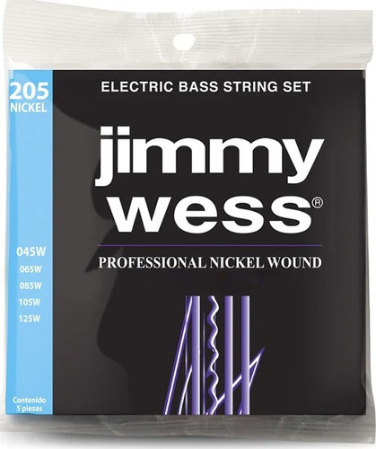 Encordado Jimmy Wess Bajo Eléctrico 5 Cuerdas Wnb205