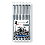 Set De 6 Estilografos De Tinta Permanente Staedtler