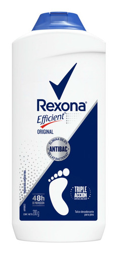 Rexona Talco Original  Para Pies Efficient 200 Gr