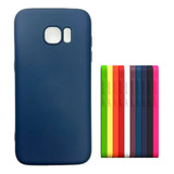 Capa Capinha Case Aveludada Silicone Para O Galaxy S7 Edge