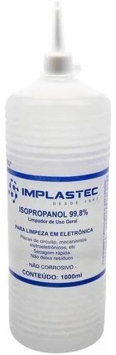 Alcool Isopropilico Implastec 1000ml Com Bico