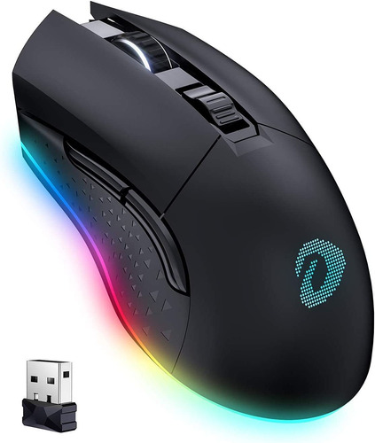 Mouse Gaming Inalámbrico Dareu, 10000dpi, 7 Botones, Rgb