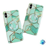 Funda Geometria Compatible Con Galaxy Hombre Dama Protector