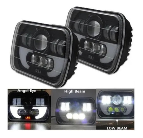 2 Faros Led De Lujo Para Eagle Luv Nissan Toyota Jeep Foto 3