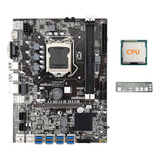 Placa Madre Eth Mining B75 8usb 8xusb3.0+cpu+deflector Lga11