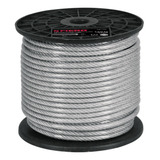 15 Metros Cable Acero Recubierto 1/8  (3mm) 7 X 7 Hilos