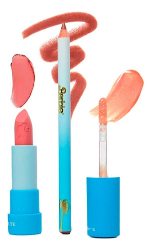 Kit De Labios Barbie X Glamlite Summer Vacay