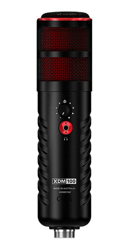 Microfone Dinâmico Rode Xdm-100 Usb-c Gravação Estúdio Preto