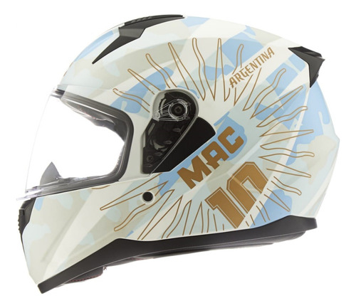 Casco Mac Integral Bass Coronados Seleccion Argentina Dompa