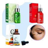 Set 3 Serum Té Verde Granada Vitamina C Hidratan Suavizan Tipo De Piel Todo Tipo De Piel