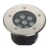 Kit 10 Spot Led Balizador 7w Verde Jardim Piscina Chão Piso