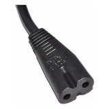 Cable Interlock Tipo 8 Para Fuente Notebook  1.5mt  Nuevos