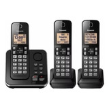 Telefone Sem Fio Panasonic Kx-tgc363 C/3 Bases Seminovo