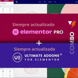 Elementor Pro Y Ultimate Addons Elementor Ambos Con Licencia