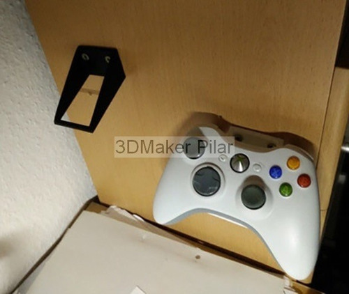 Soportes Pared Joystick Xbox One Wii U Pro 360 Reforzados 3d