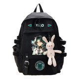 Mochila Kawaii De Anime Hu Tao For Escuela, Adolescentes .