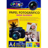 Papel Fotográfico High Glossy 180g Off Paper