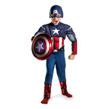 Disfraz Cosplay Capitán América Halloween Niños