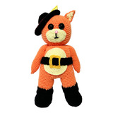 Peluche Gato Con Botas Crochet