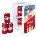 Cooluli® Mini Refrigerador Eléctrico Portátil Coca Cola Dht Color Blanco