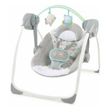 Cadeira De Balanço Para Bebê Ingenuity Comfort 2 Go Portable Swing Elétrica Fanciful Forest Cinza/branco