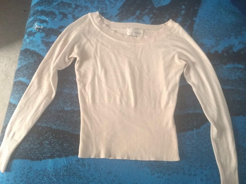 Blusa Blanca , Talla Chica , Marca Metropolis Company