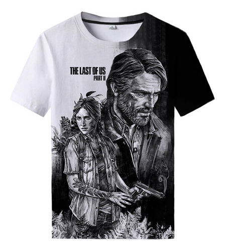 Camiseta Impresa En 3d De The Last Of Us Part Ii