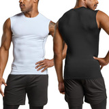 Camiseta Gym Quick Dry Tank Sin Mangas Hombre Deportiva Fit