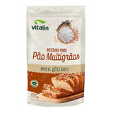 Pré-mistura De Mistura Para Pão Multigrãos Vitalin Sem Glúten Integral 300 G 