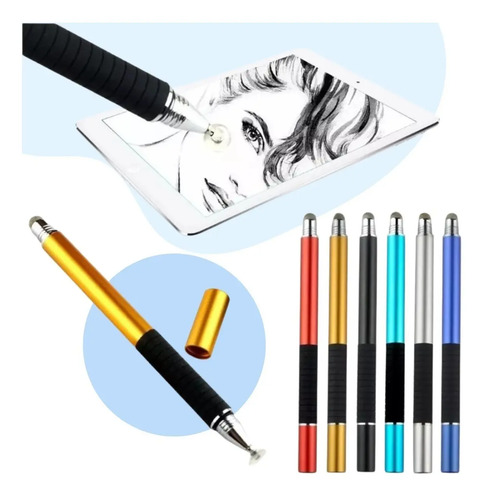 Stylus Punta Fina De Disco Doble Punta Precisión Teléfono