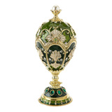 Design Toscano The Petroika Larissa Faberge - Huevo Esmalta.