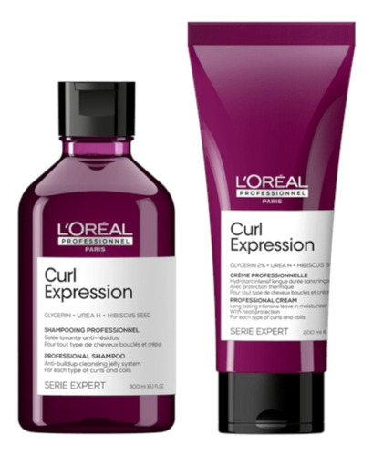 Shampoo Loreal Profesional + Crema Peinar Curl Expression