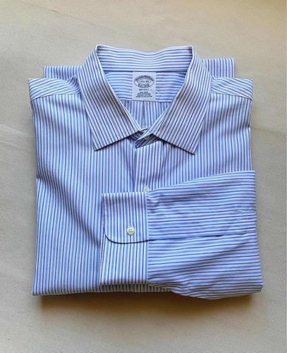 Camisa Brooks Brothers Rayas Azul