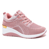 Zapatos Casuales De Plataforma Cómodos Para Mujer Tenis