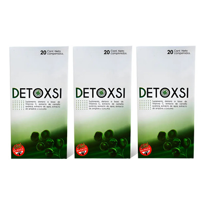 Detoxsi 3x2  Suplemento Dietario - Marca Oficial  | Mismo precio en cuotas